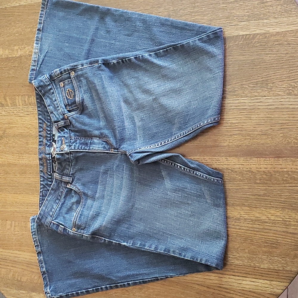 Harley Davidson Women's Jeans Size 8 Very Good Condition